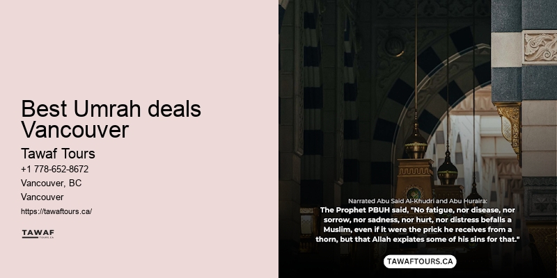 Vancouver Umrah Offers and Discounts