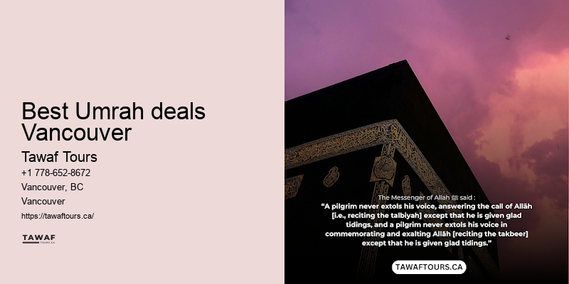 Umrah Packages Vancouver 2024