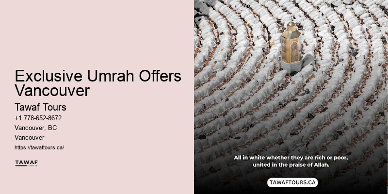 Vancouver to Mecca Umrah vacation packages