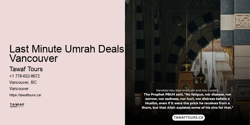 Last Minute Umrah Packages Vancouver