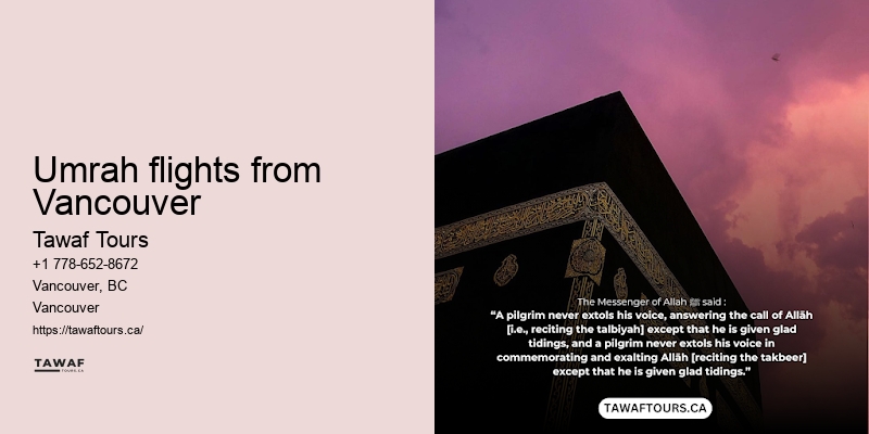 Umrah Packages Including 5-star Accommodation Vancouver