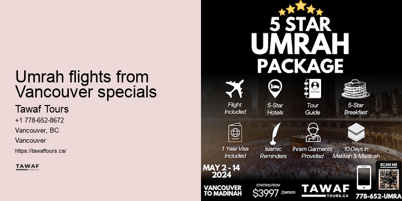 Umrah Packages Including Spa Retreats Vancouver