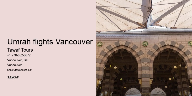 Vancouver Umrah travel packages deals to Mecca