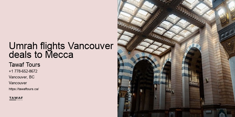 Umrah Tours from Vancouver specials to Mecca