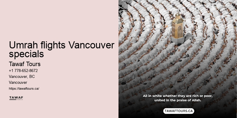 Vancouver to Mecca Umrah tour packages