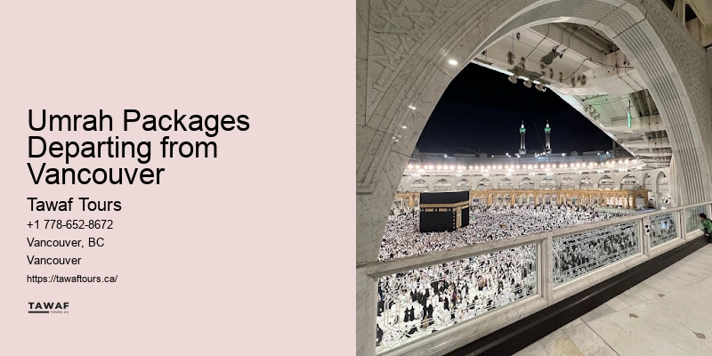Umrah Tours from Vancouver specials