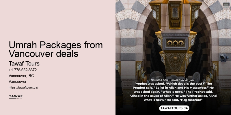 Umrah Packages from Vancouver Airport