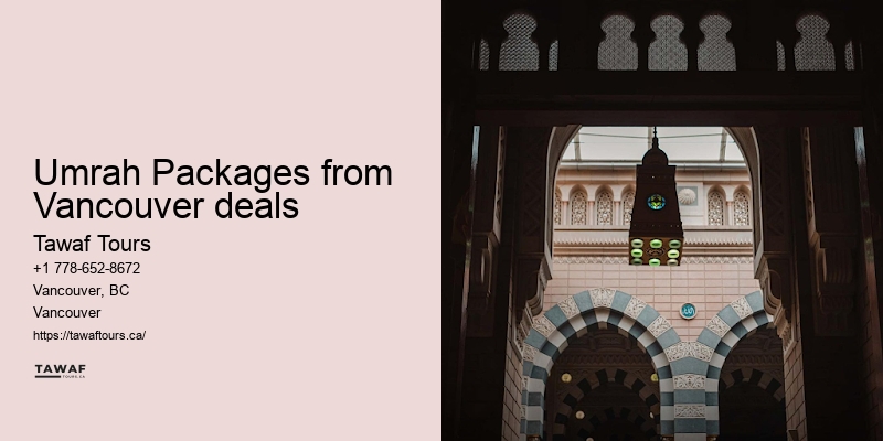 Vancouver Umrah Culinary Tour Packages