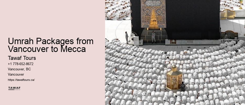 Umrah travel packages from Vancouver