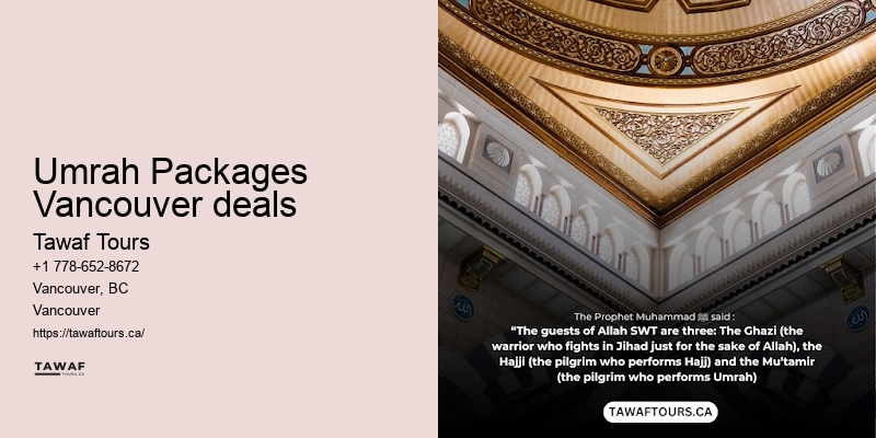 Vancouver Umrah holiday packages