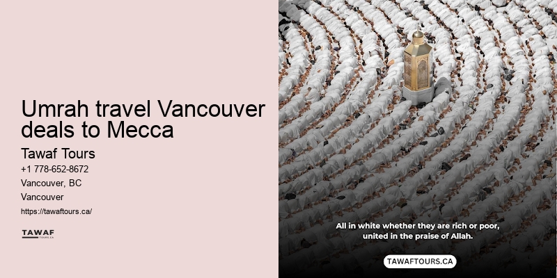 Umrah Packages Vancouver tours to Mecca