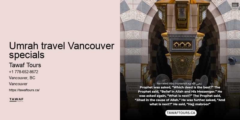 Umrah travel deals Vancouver