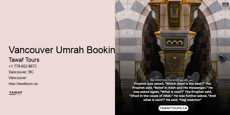 Vancouver Umrah holiday deals