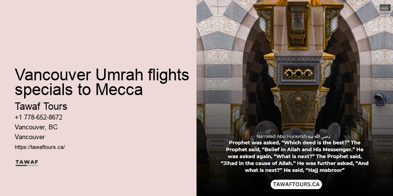 Umrah Packages Including Shopping Tours Vancouver