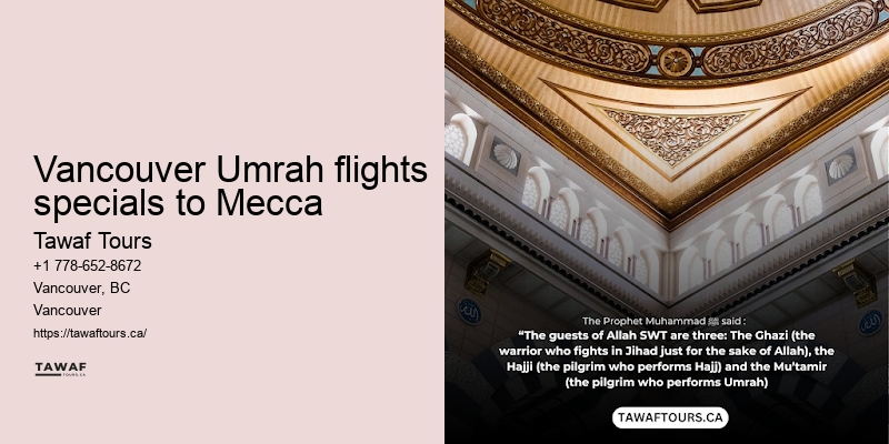Umrah Packages Including Boutique Hotels Vancouver