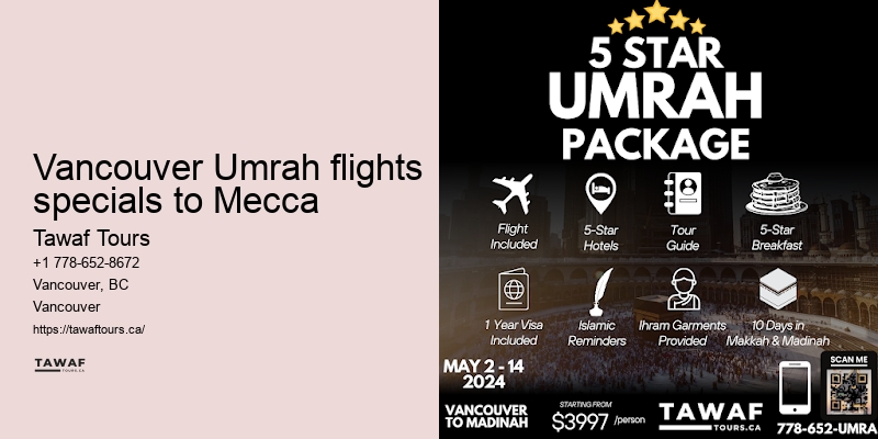 Umrah vacation packages Vancouver