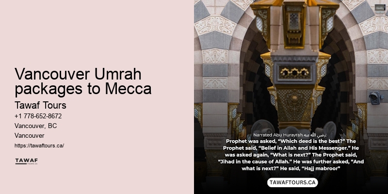 Vancouver Umrah travel offers