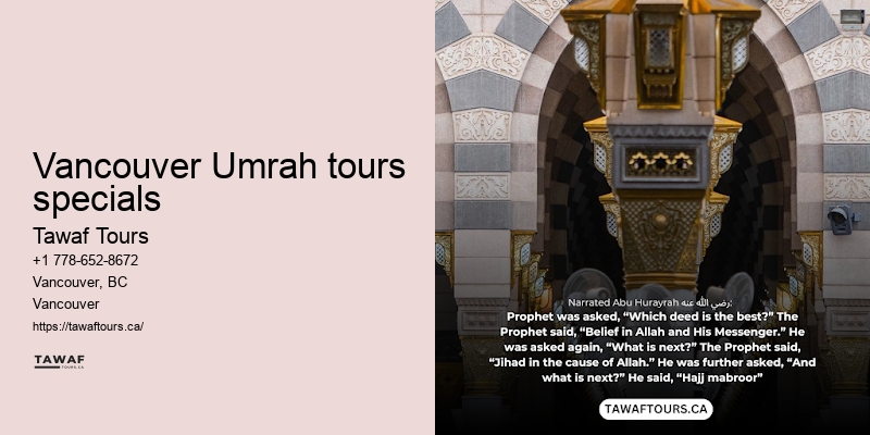 Umrah Packages Vancouver Last Minute Deals