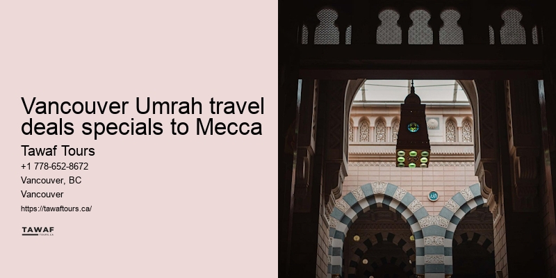 Umrah flights from Vancouver specials