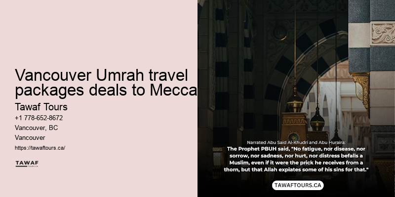 Custom Umrah travel plans Vancouver
