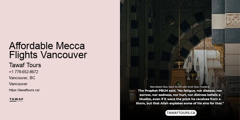 Direct Flights Umrah Affordable Mecca Flights Vancouver