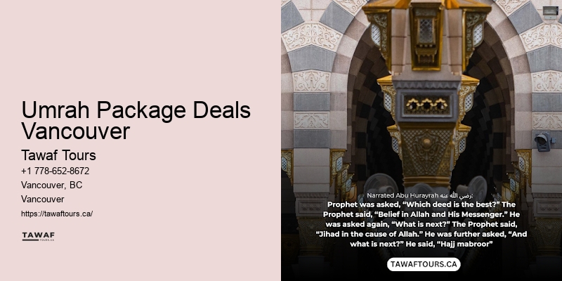 Umrah Package Deals Vancouver Umrah Guide Services