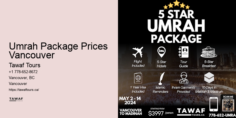 Best Umrah Package Rates Umrah Package Prices Vancouver