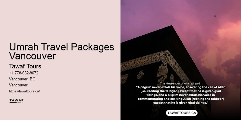 Best Umrah Tour Operators Umrah Travel Packages Vancouver