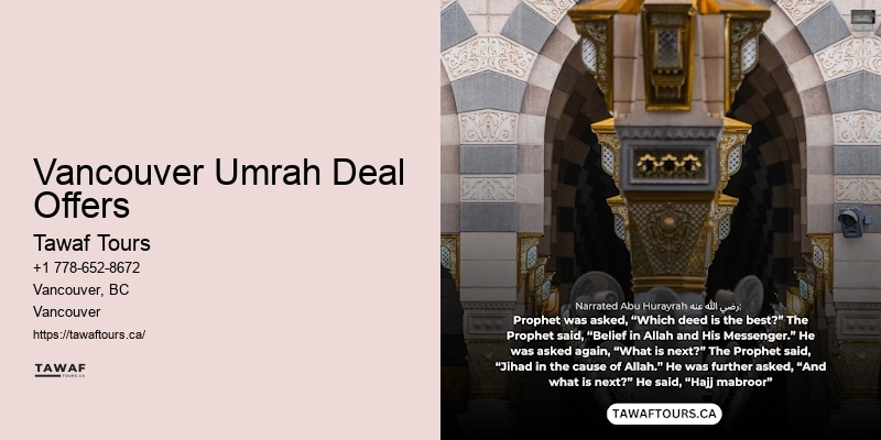 Direct Umrah Flights Vancouver Umrah Deal Offers