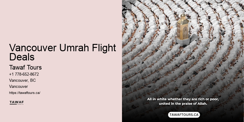 Vancouver Umrah Flight Deals Affordable Umrah Travel