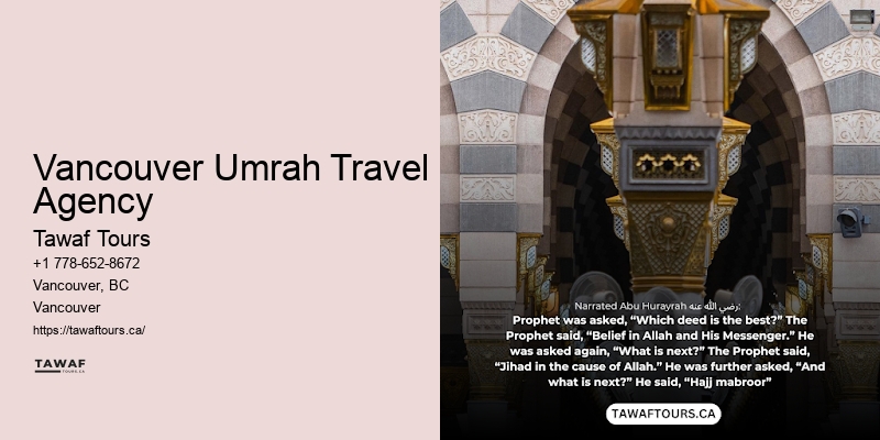Vancouver Umrah Travel Agency Umrah Visa Packages